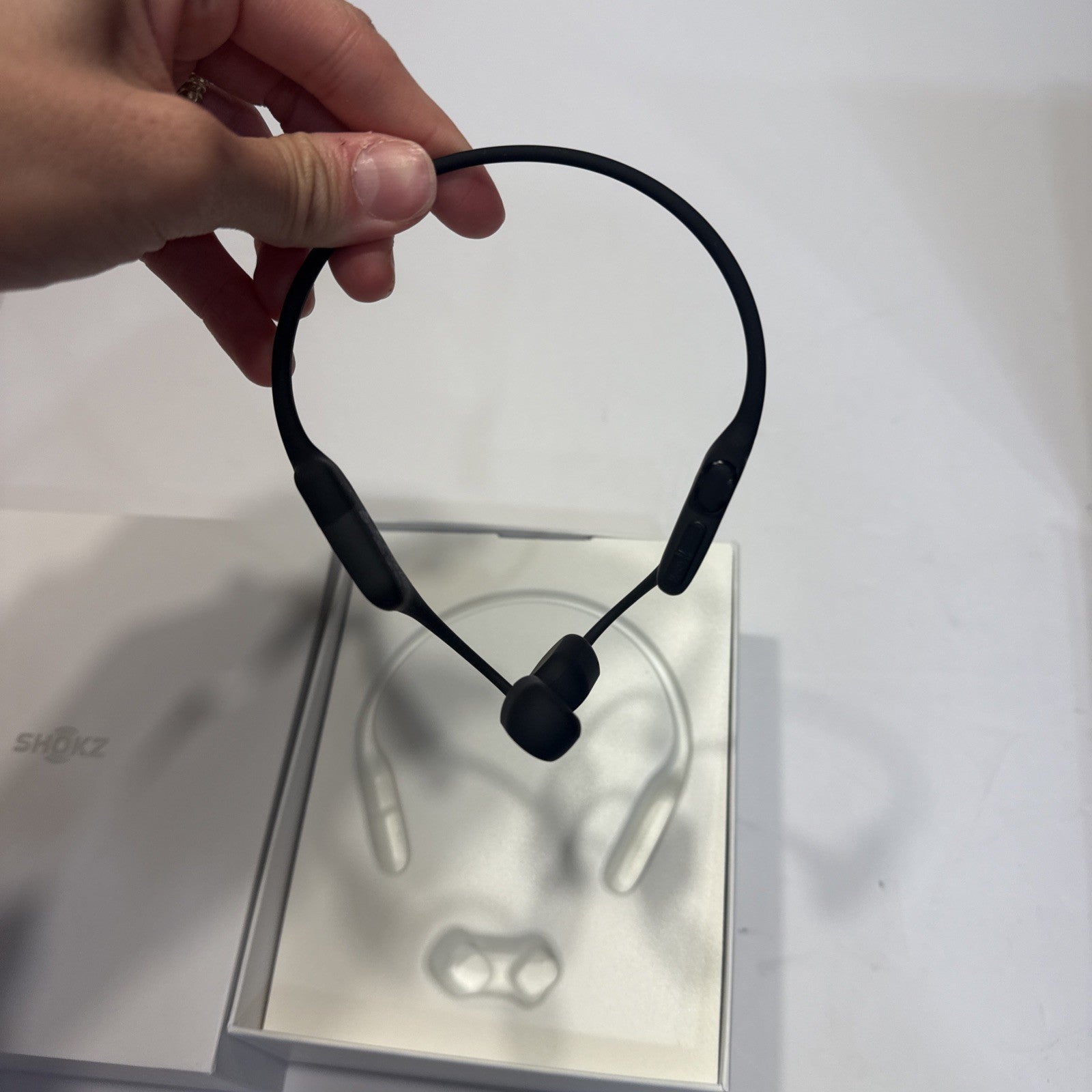 Shokz OpenRun Mini Wireless Bluetooth Bone-Conduction Sport Headphones Black