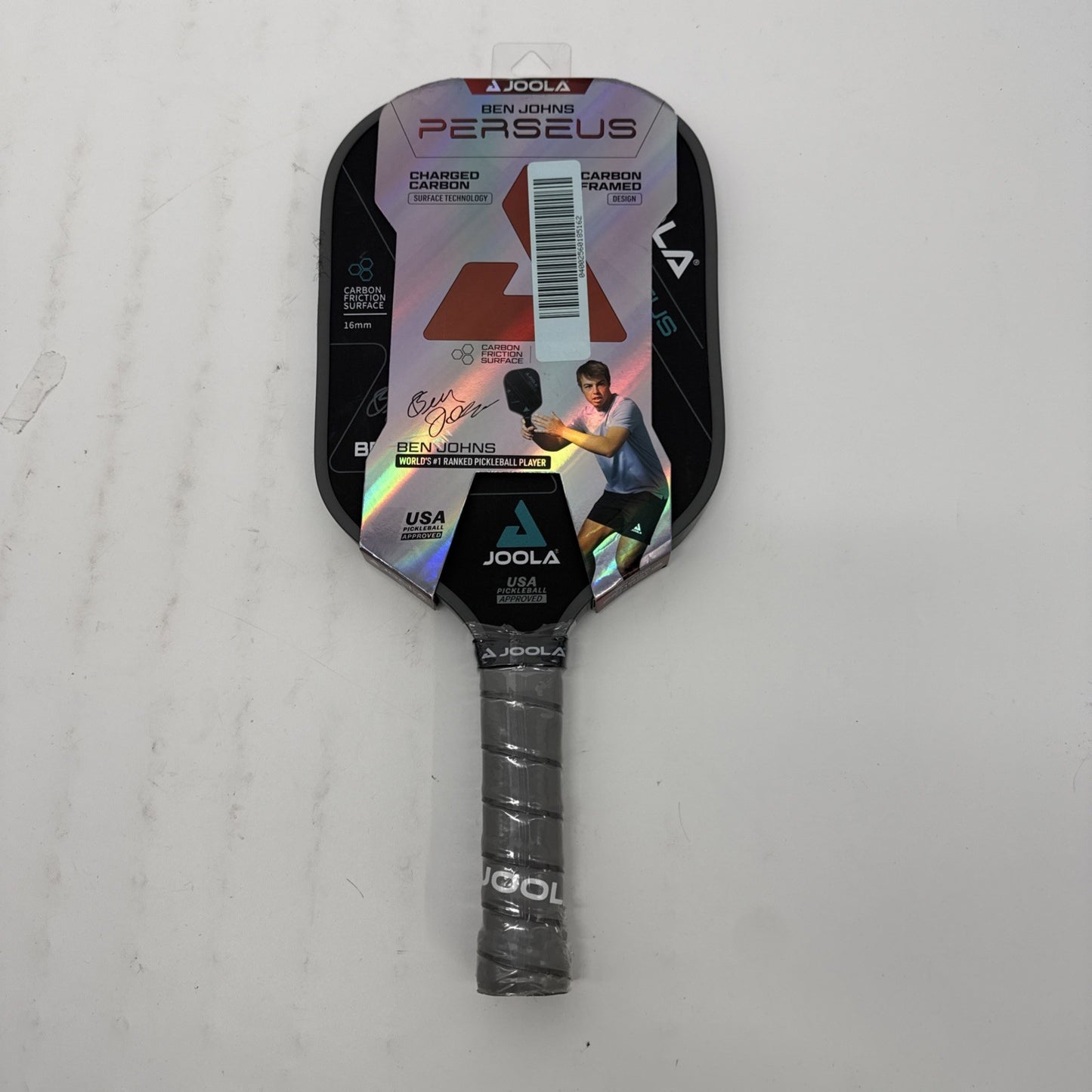 Joola Ben Johns PERSEUS CFS 16mm Carbon Pickleball Paddle - Black Brand New!
