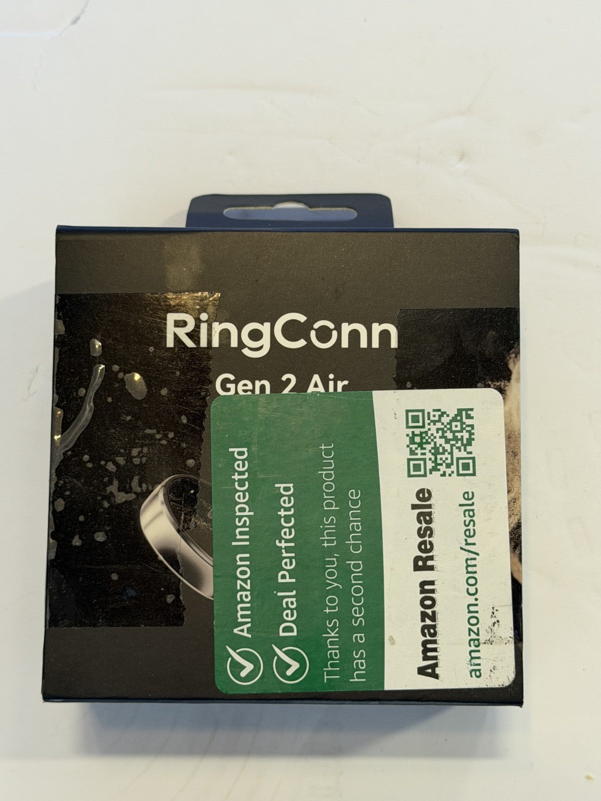 RingConn Gen 2 Air Smart Ring, Size 7 Dune Gold
