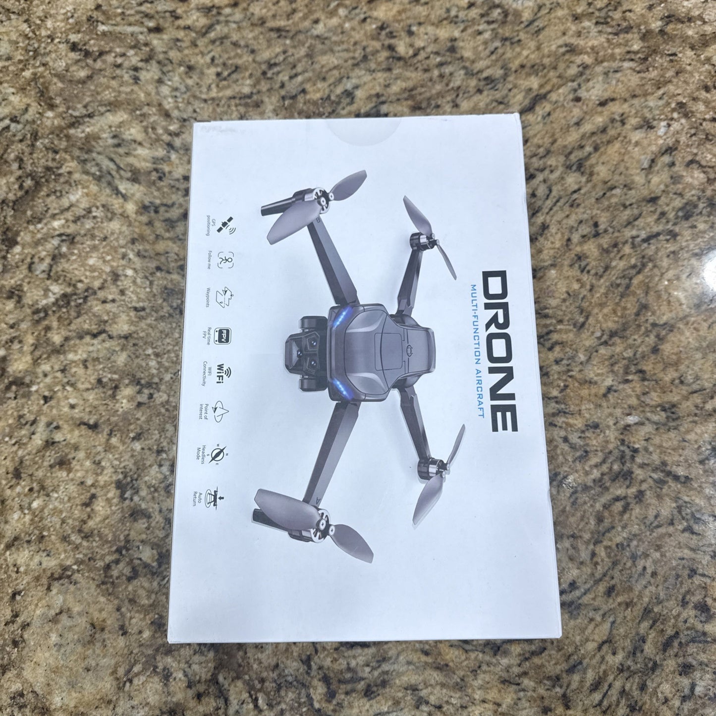 X-shop Drone 4k HD Camera w/GPS  4.5 inch display 