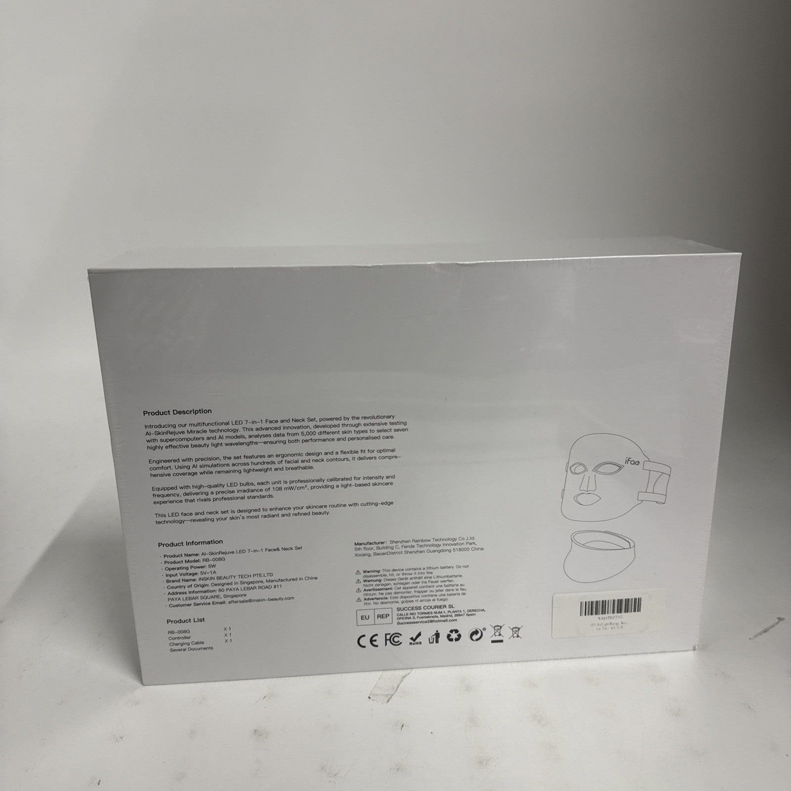 Microcurrent Facial Rejuvenation Device by iFae