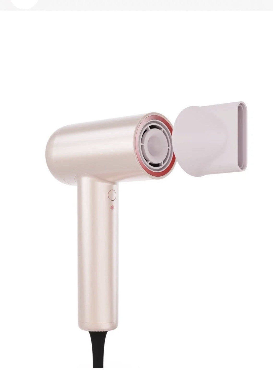 TYMO Airhype Lite High Speed Hair Dryer + Nozzle - Champagne Pink