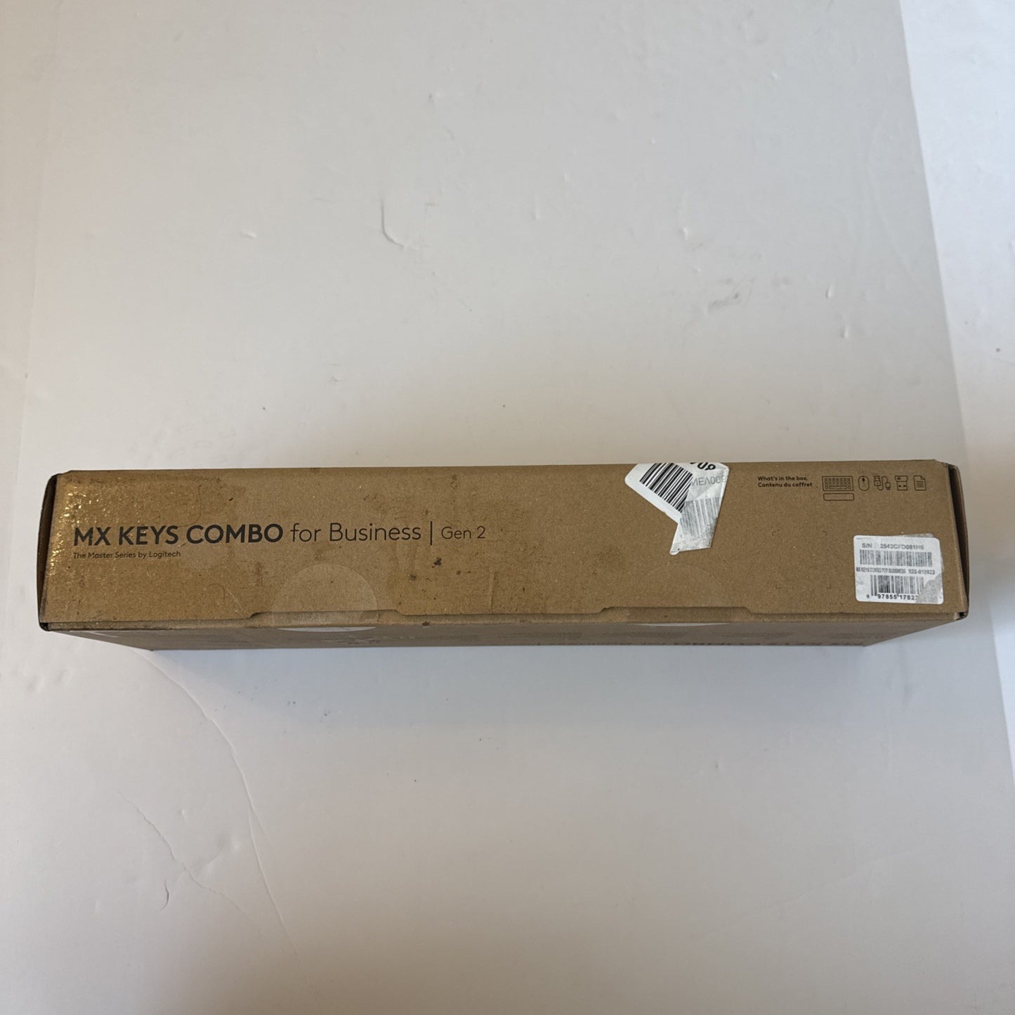 Logitech MX Keys Combo for Business , Gen 2, Full Size Wireless Keyboard and