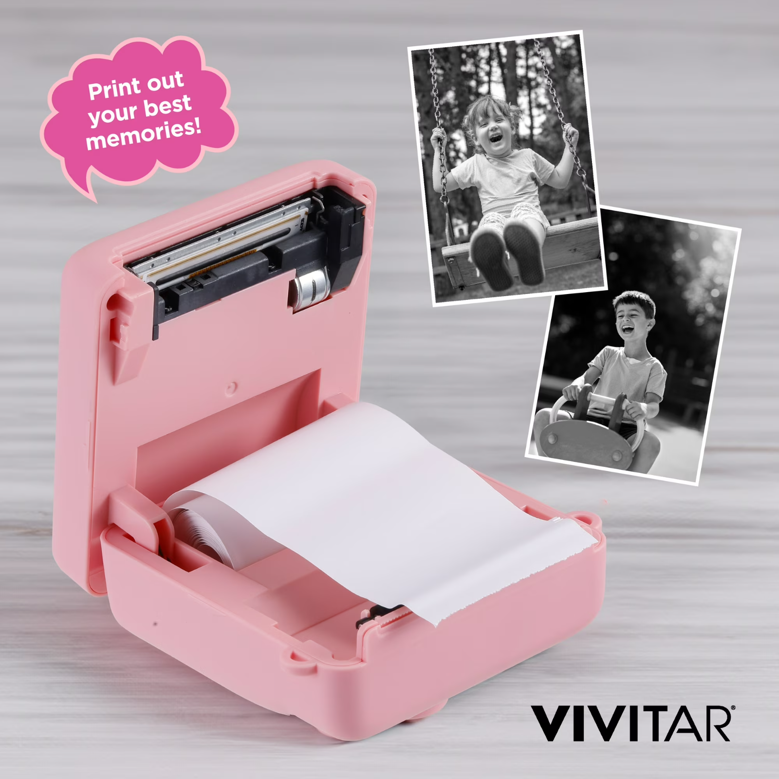 Vivitar Instaprint 20MP Instant Digital Camera Pink - USED