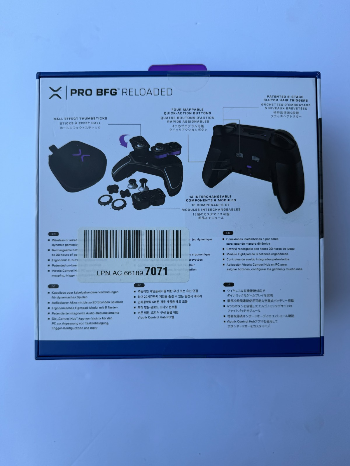 Turtle Beach Victrix Pro BFG Reloaded Wireless Modular Gaming Controller Officia