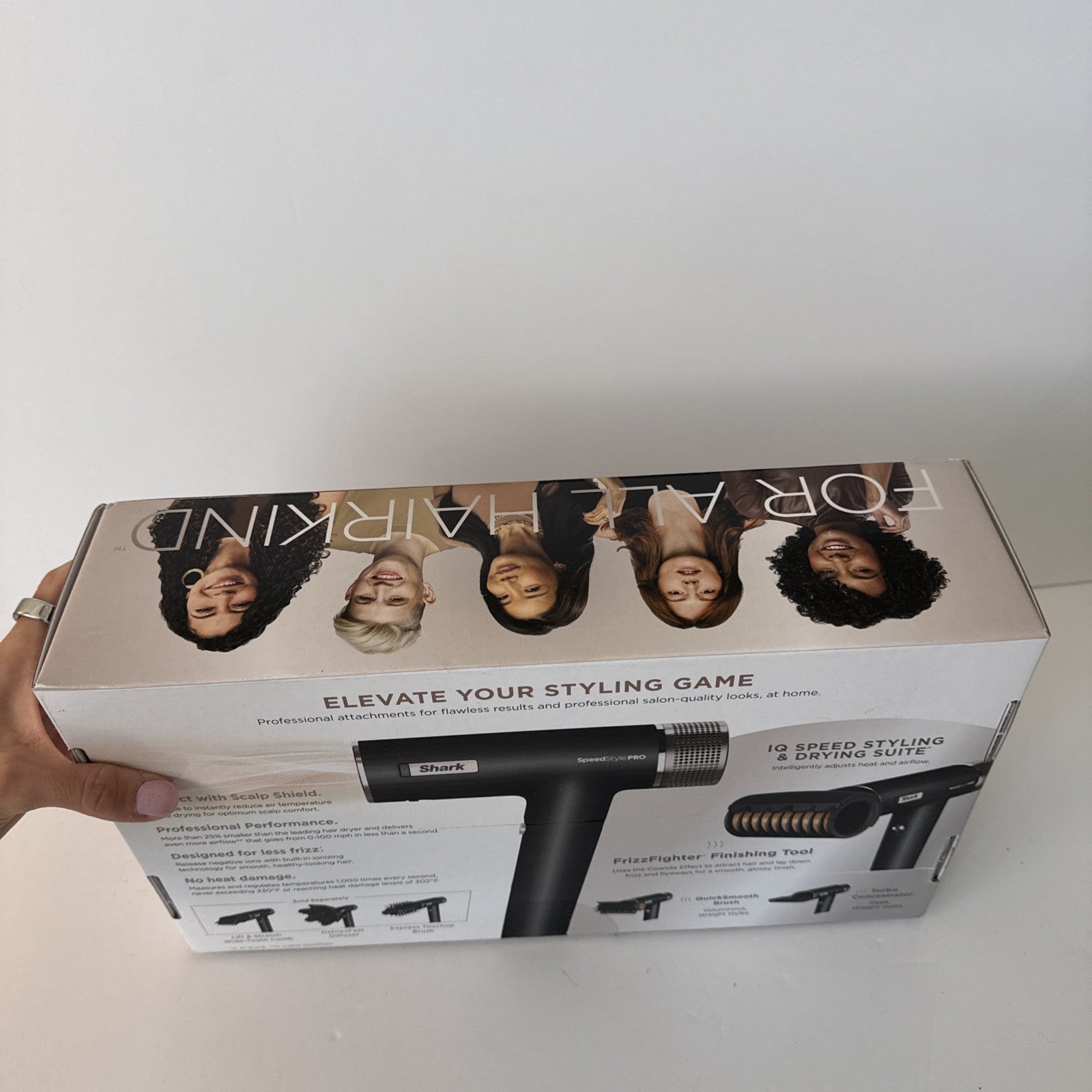 Shark SpeedStyle Pro High Velocity Hair Dryer Diffuser HD731 Open Box (NEW)