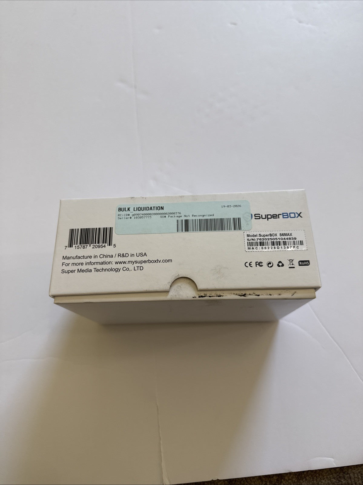 SuperBox S6 Max 2025 Model, 6K UltraHD, BlueTooth Voice Command