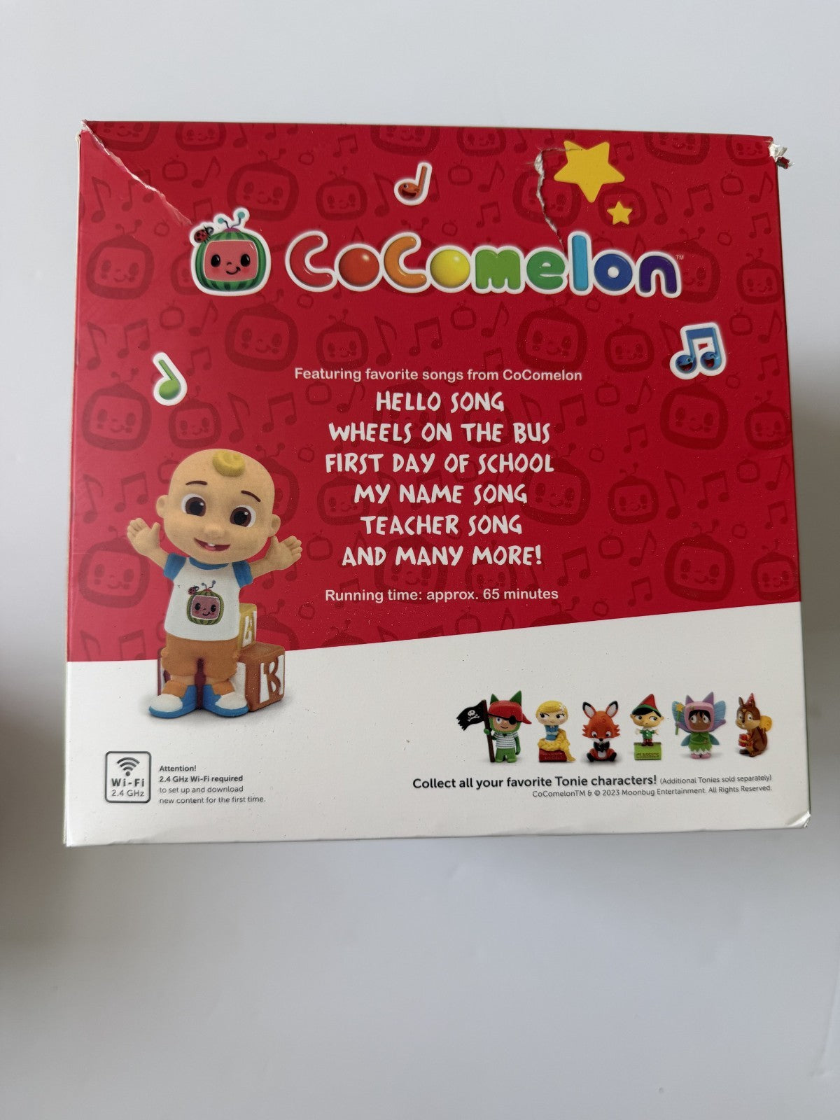 Tonies Cocomelon Toniebox Audio Player Starter Set with JJ