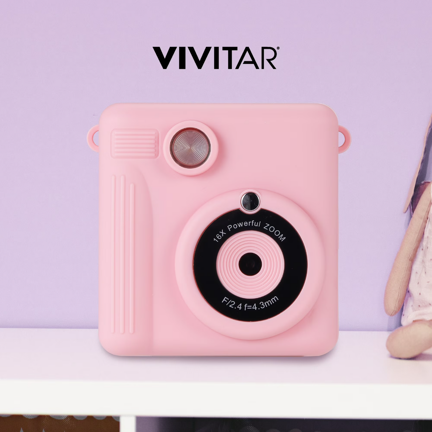 Vivitar Instaprint 20MP Instant Digital Camera Pink - USED