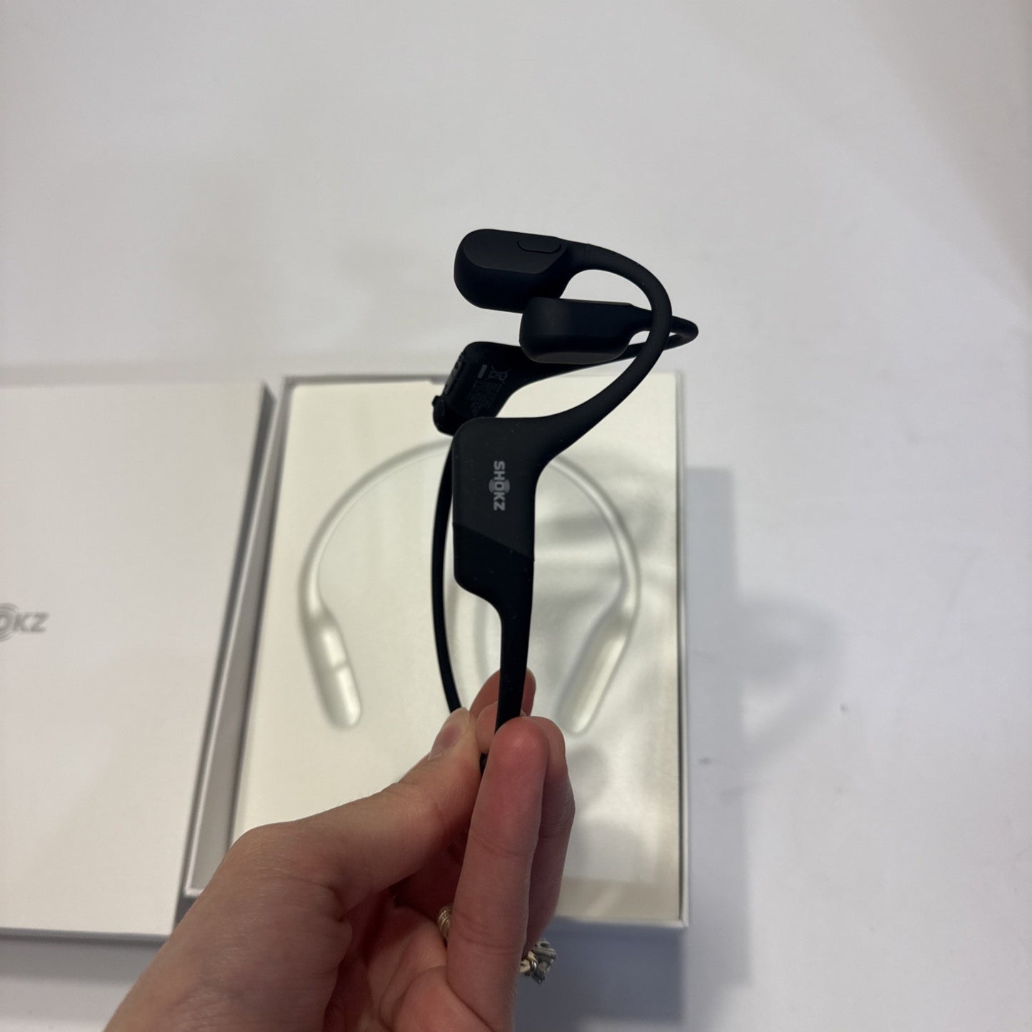 Shokz OpenRun Mini Wireless Bluetooth Bone-Conduction Sport Headphones Black