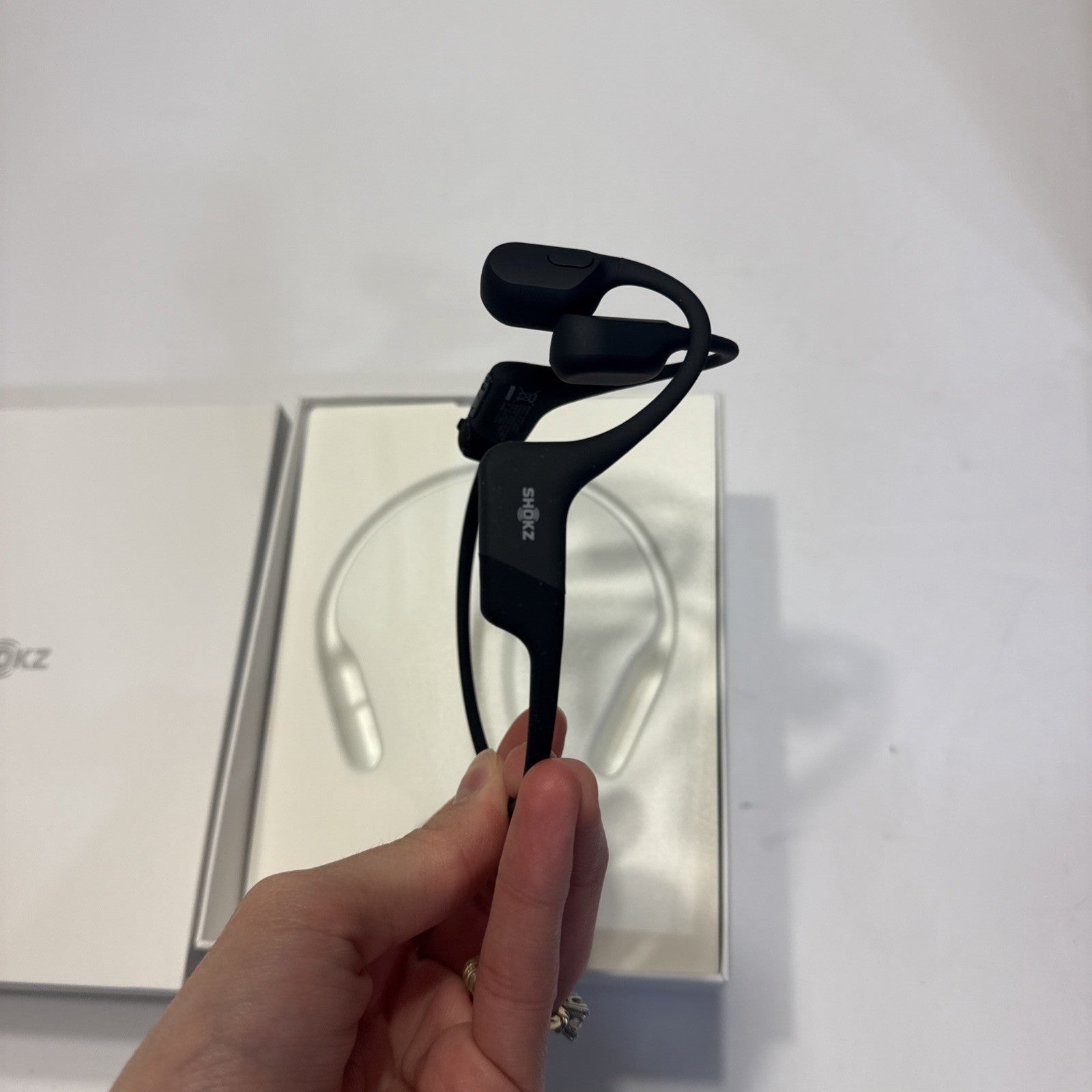 Shokz OpenRun Mini Wireless Bluetooth Bone-Conduction Sport Headphones Black