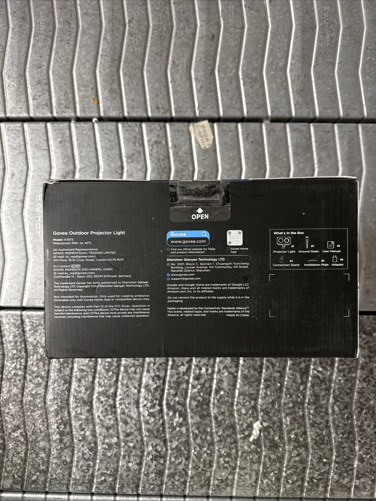Govee H7073 Outdoor Projector Laser & Aurora Light IP65 Alexa Matter