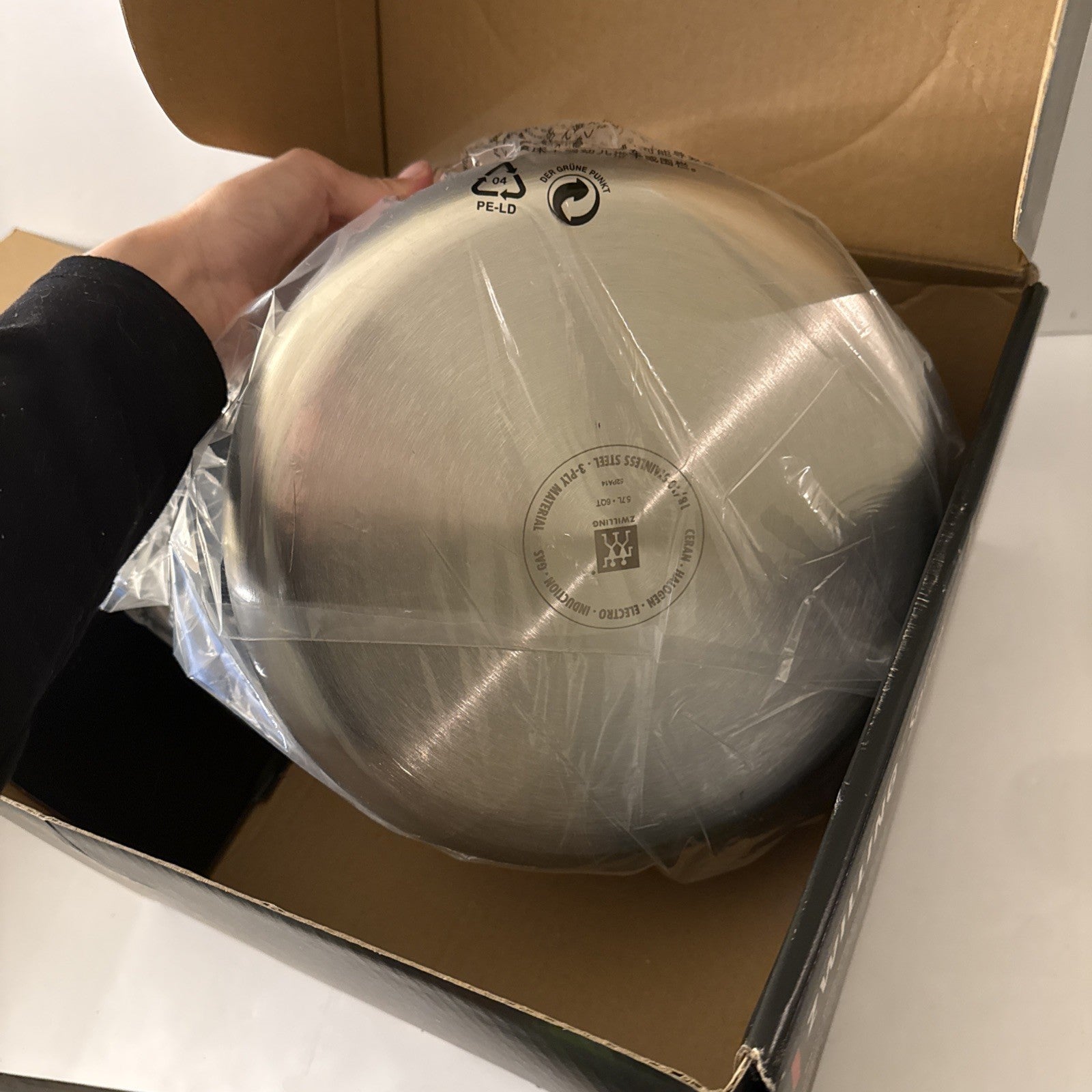 ZWILLING Spirit 3-ply 6-qt Stainless Steel Dutch Oven NEW