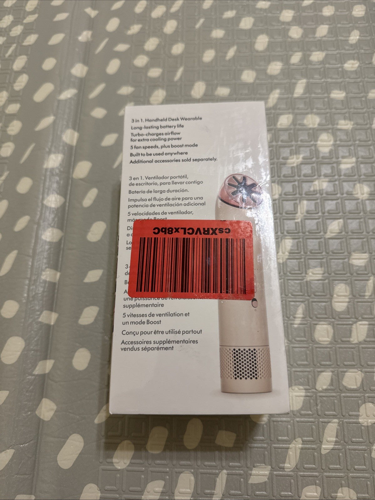 Dyson Hush Jet Mini Cool Fan Stone Blush - Authentic - New / Sealed