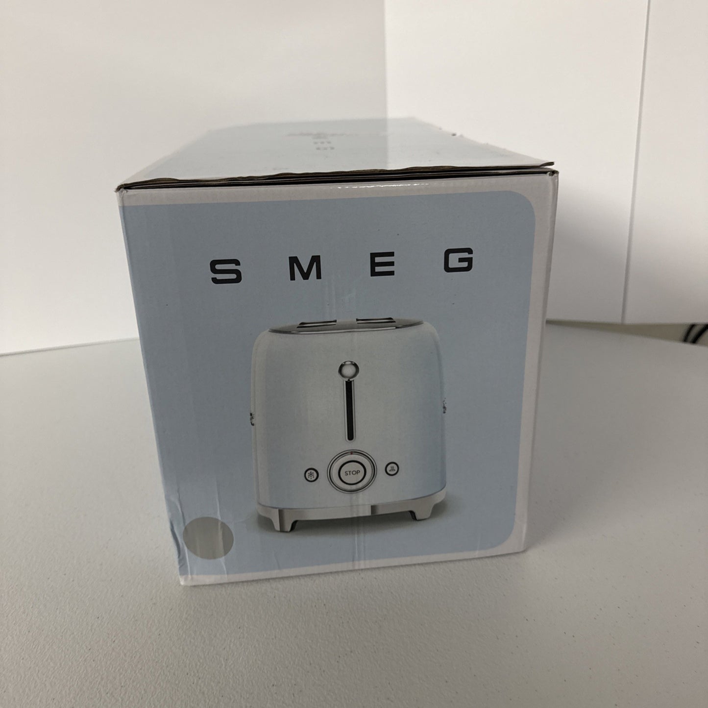 Smeg Original Tsf02 4 Slice Toaster Stainless Steel 1400W