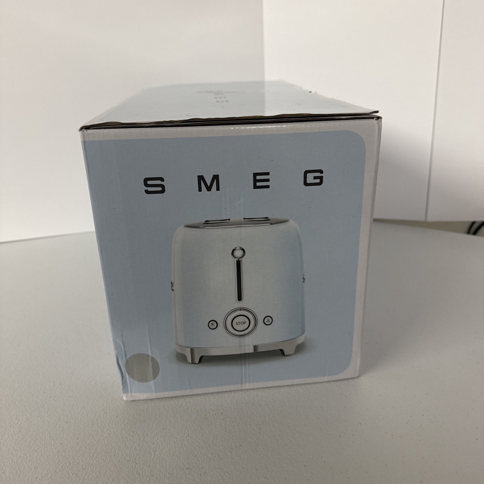 Smeg Original Tsf02 4 Slice Toaster Stainless Steel 1400W