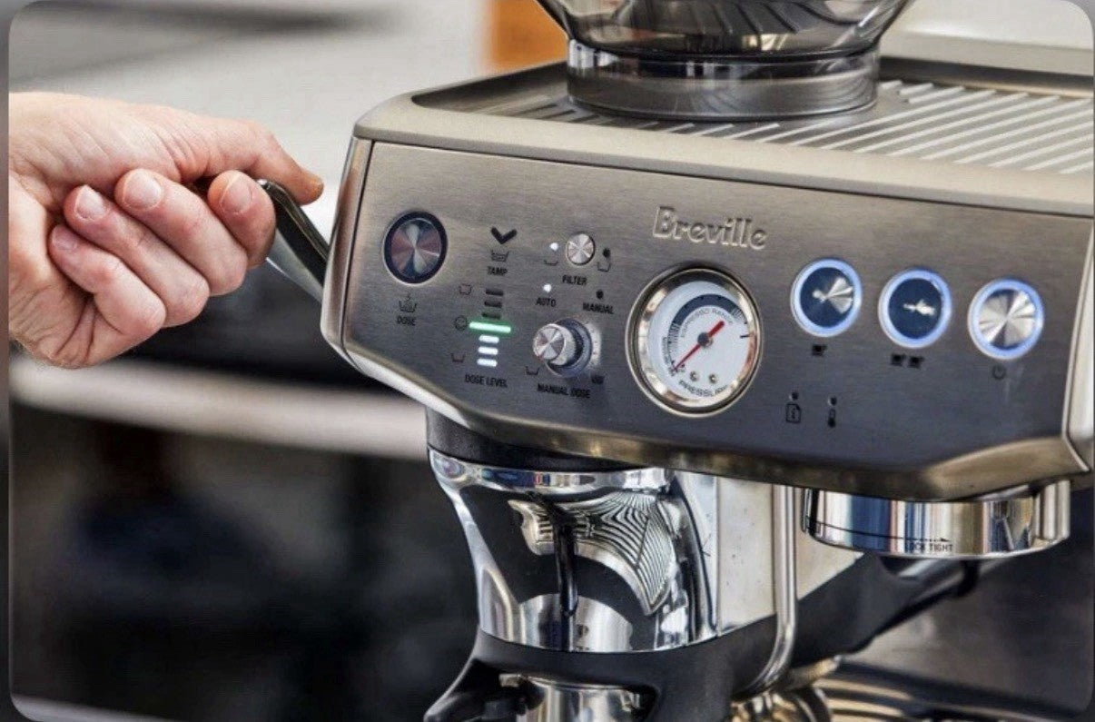 Breville Barista Express Impress Espresso Machine - BES876BSS1BNA1 Silver)Tested