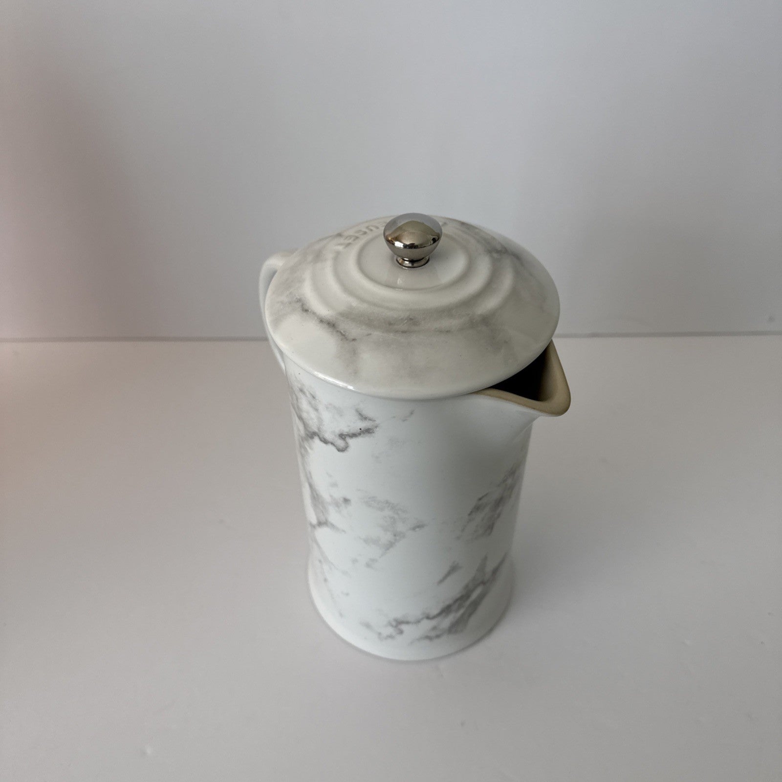 Le Creuset Stoneware 34 Ounce Marble Collection French Press -tested