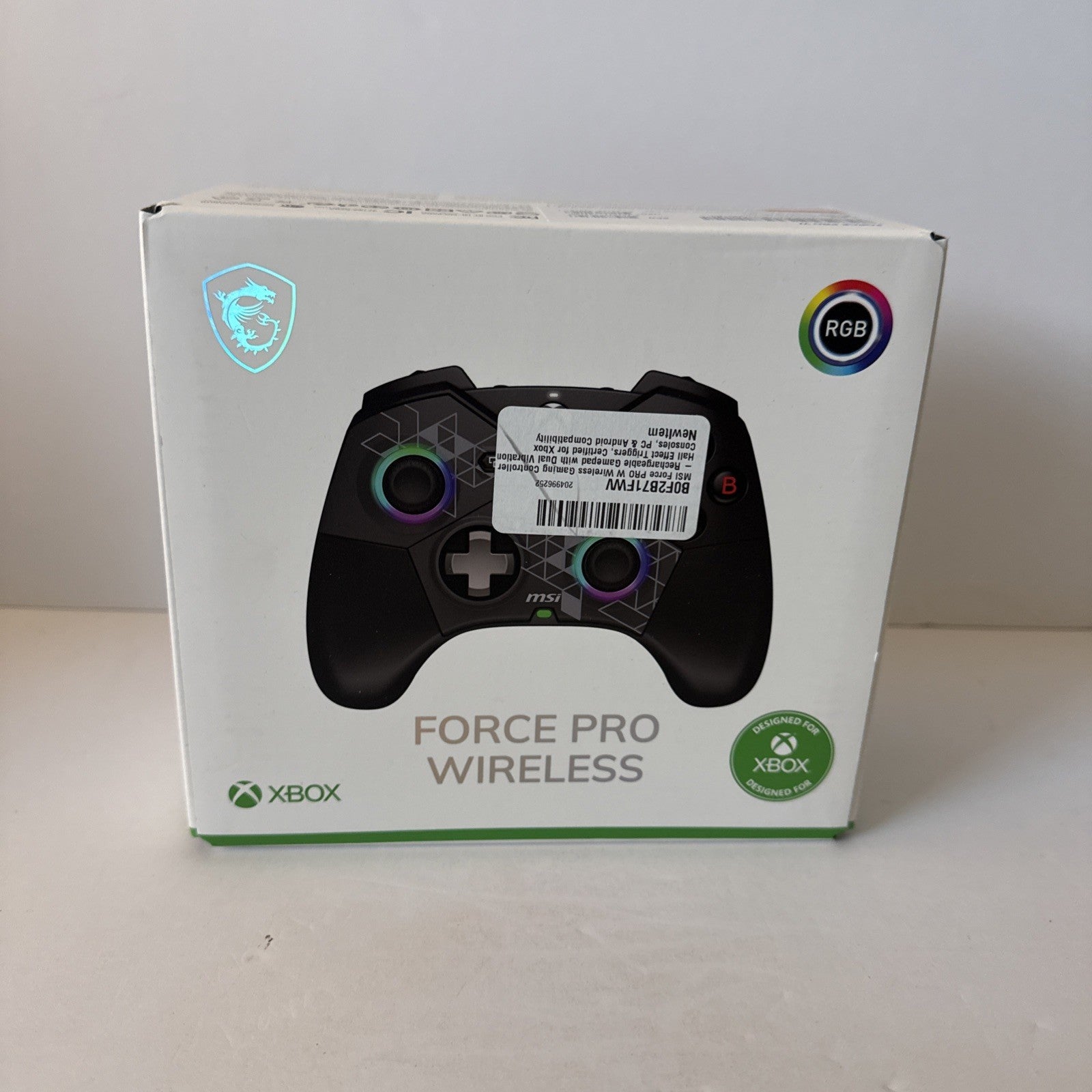 MSI Force PRO W Wireless Controller Black