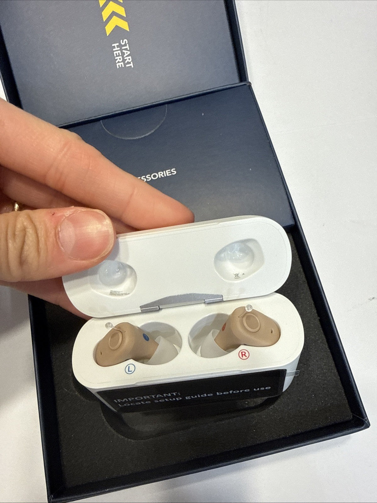 Audien Hearing  ATOM X -Rechargeable OTC Hearing Aids  BLUETOOTH