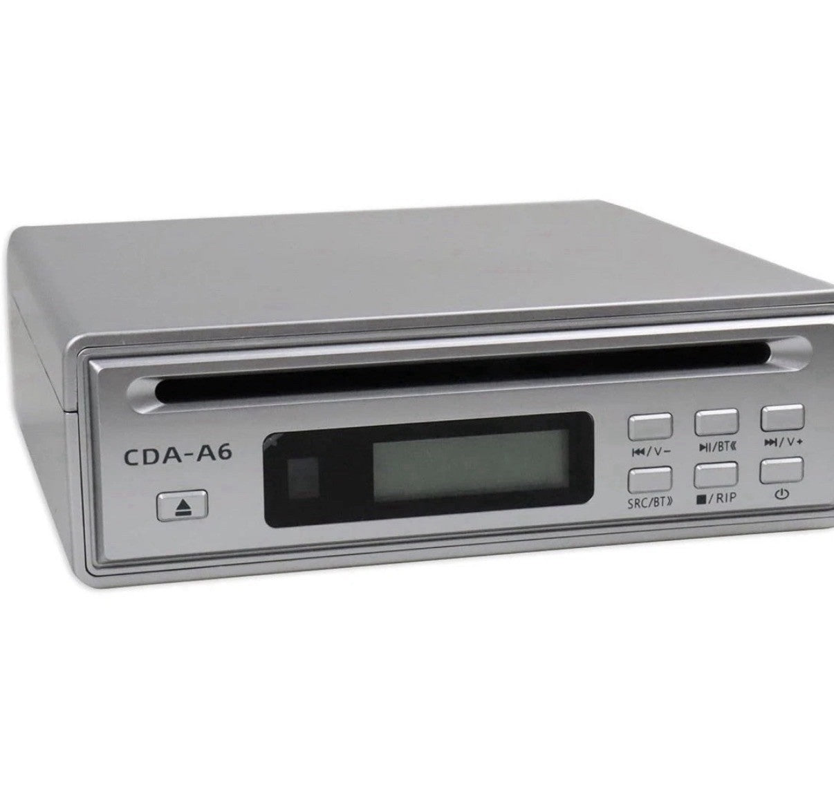 CDA-A6 Silver CD Player with hi-fi Feature, Single Disc, Home Audio
