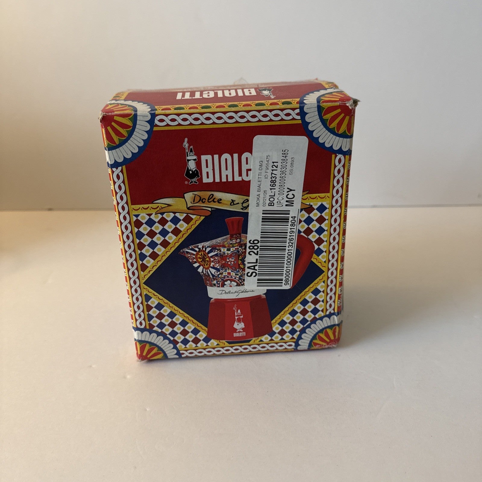 Bialetti Dolce & Gabbana Mocha Express 3 Cup Open Fire (Coffee Maker Espresso