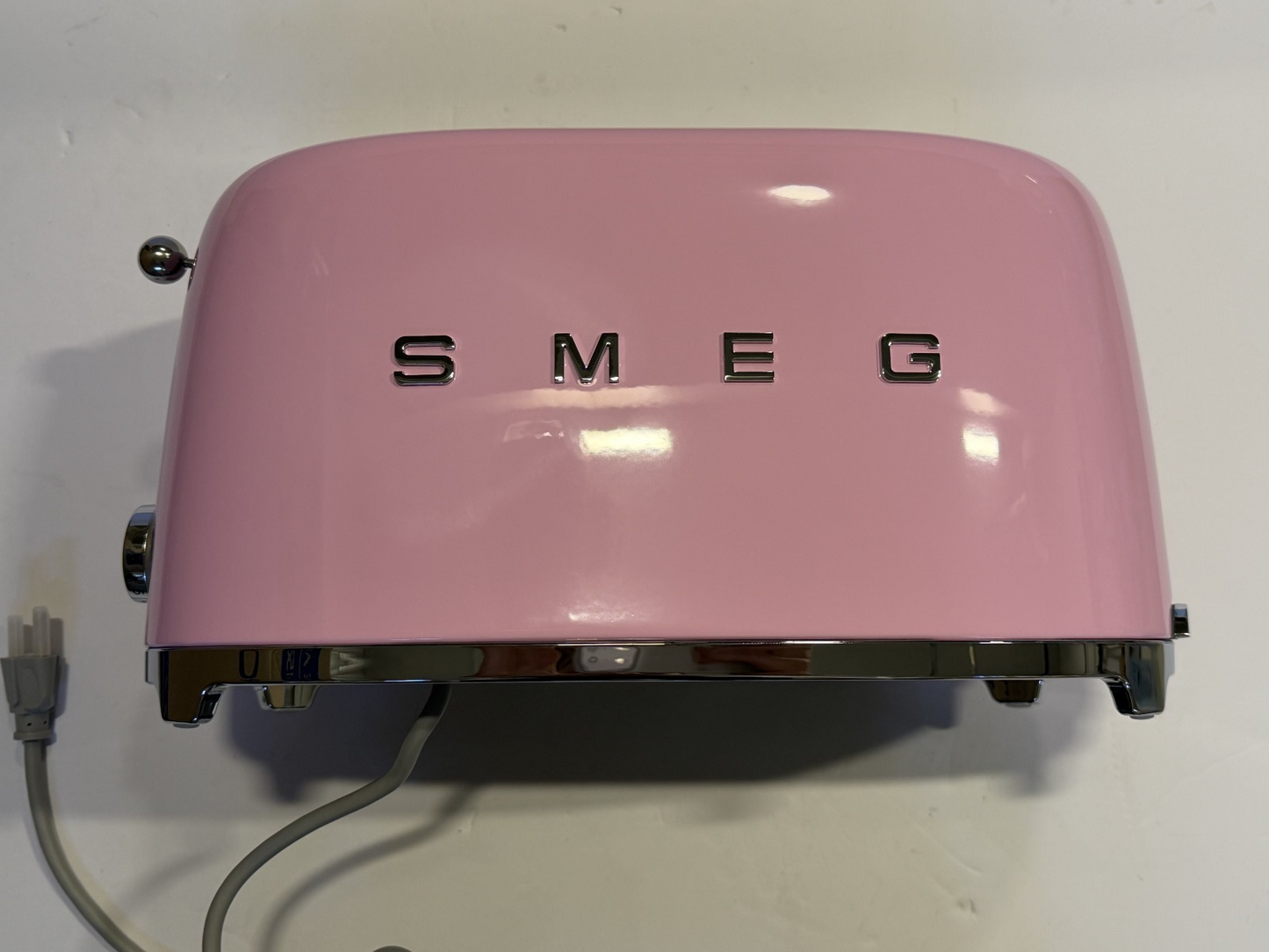 SMEG - TSF02 4-Slice Long Wide-Slot Toaster - PINK (open box)