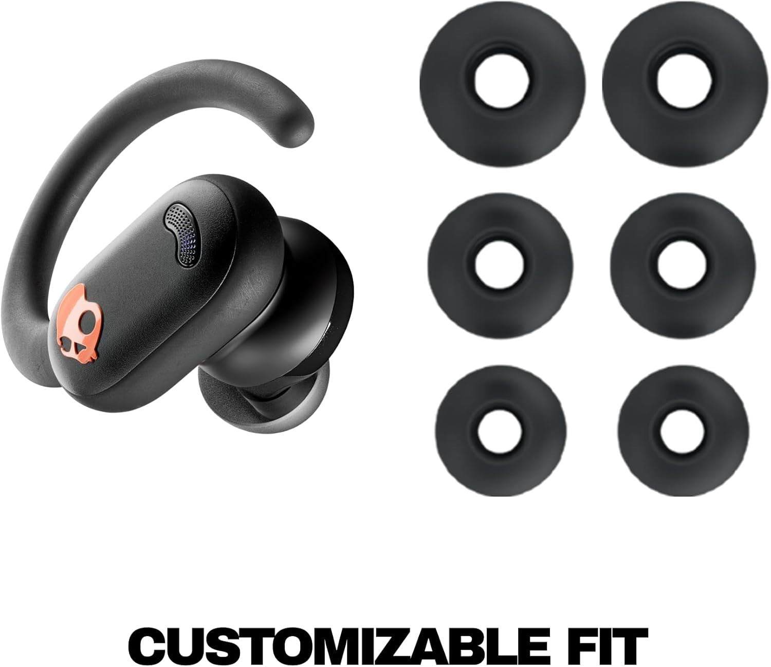 New Skullcandy Push ANC Active in-Ear Wireless Earbuds, 58 Hr Battery, IP67