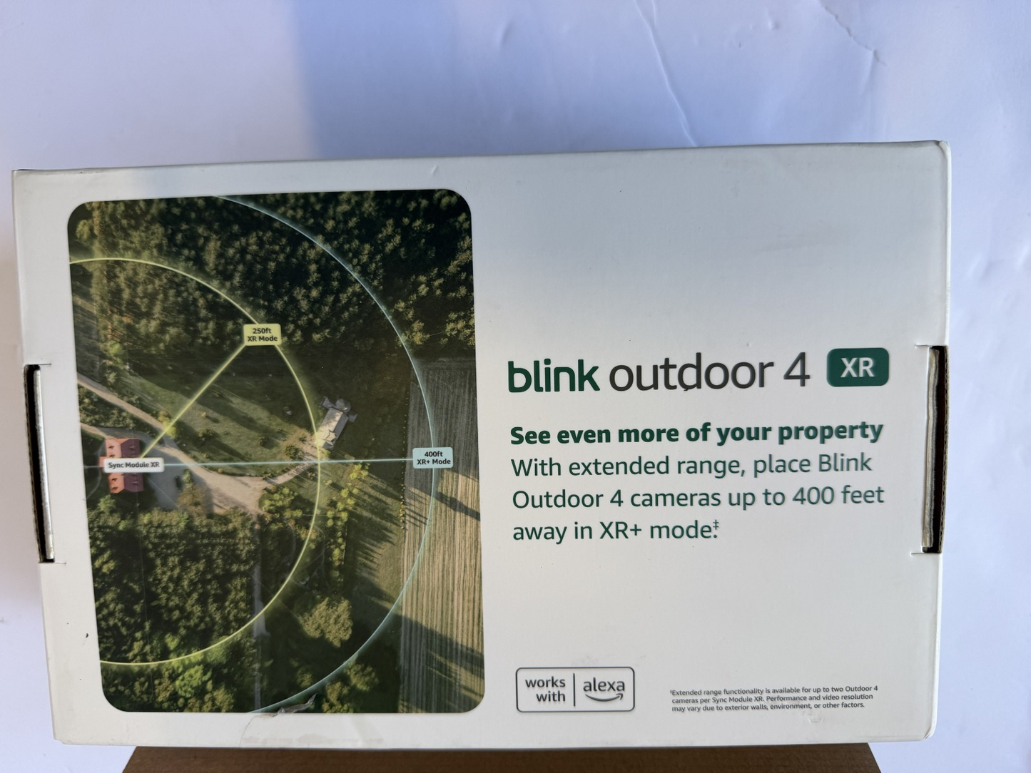 Blink Outdoor 4 XR two-year battery camera 4x security coverage 4 camera - Black