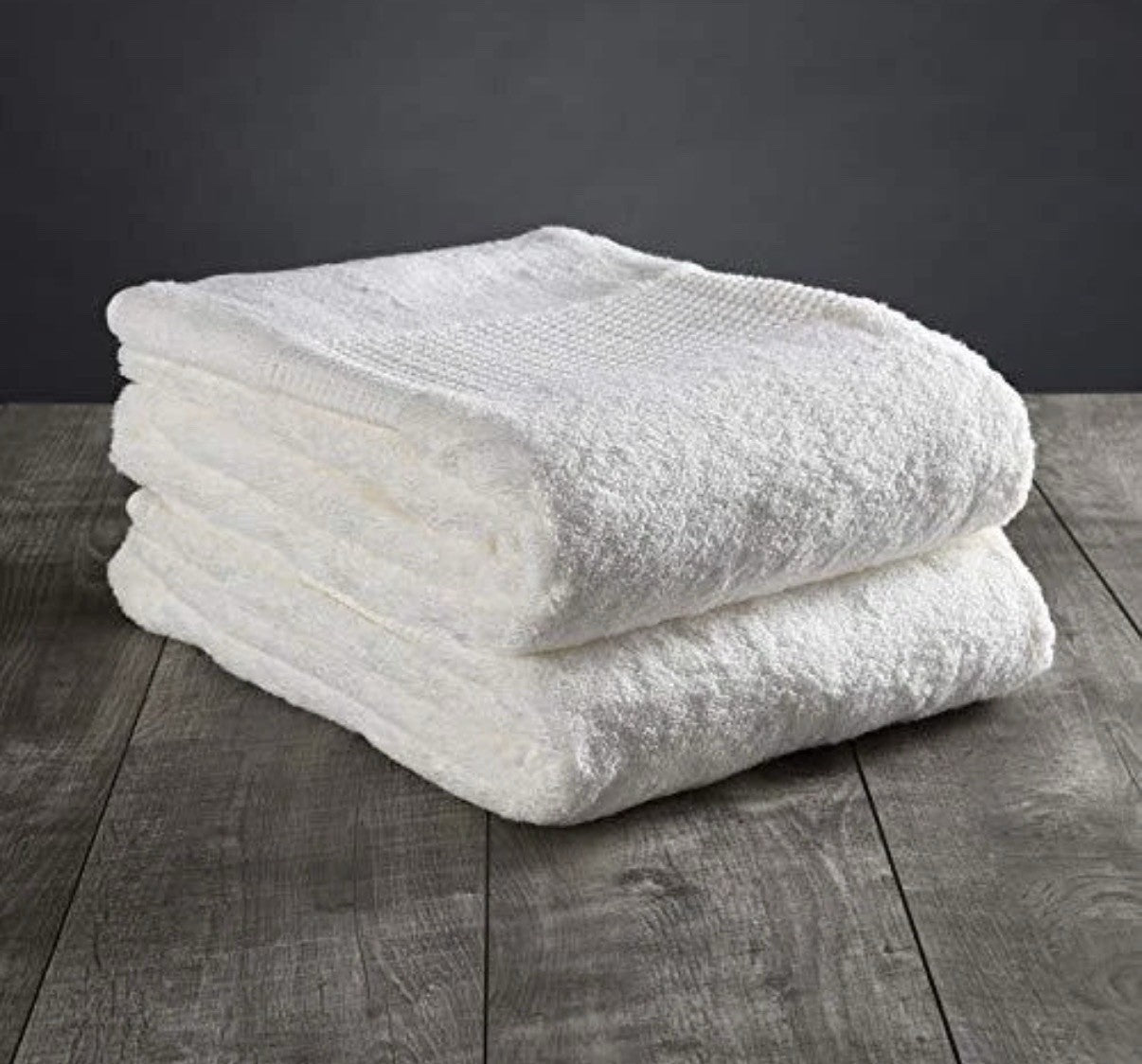 Delilah Home Sustainable Living 100% Organic Cotton Towels 30x65 2 Pack