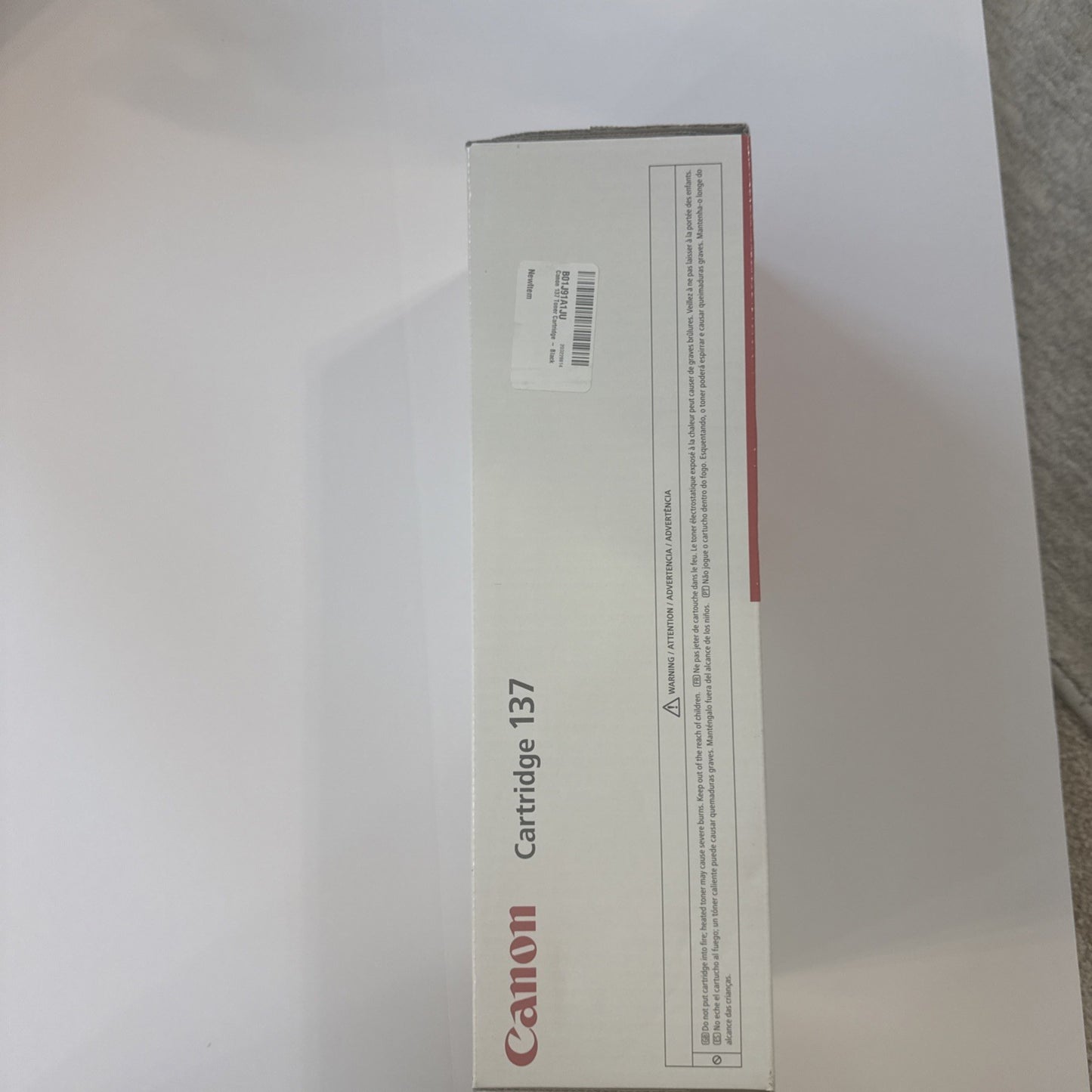 Canon Genuine 137 Replacement Toner Cartridge - Black (4/22)