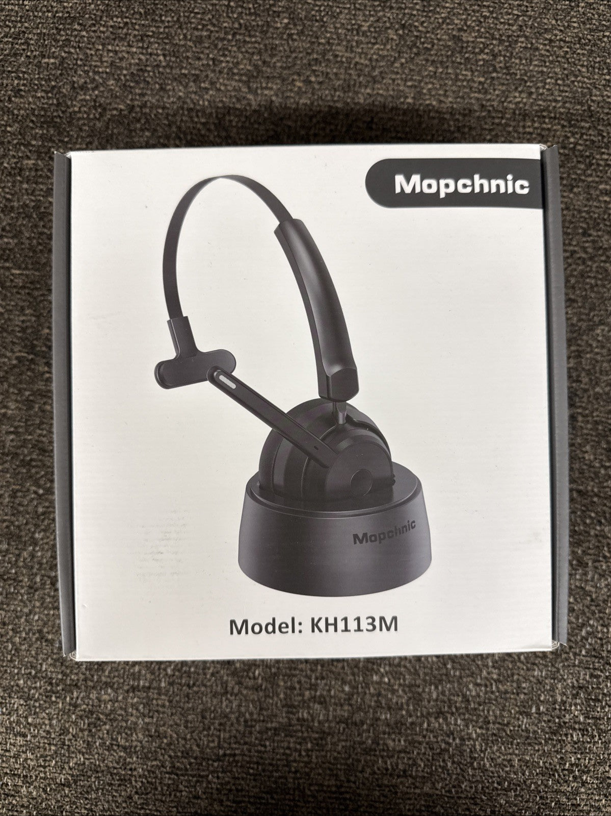 headset bluetooth wireless noise cancelling headphones.     Brand: Mopchnic