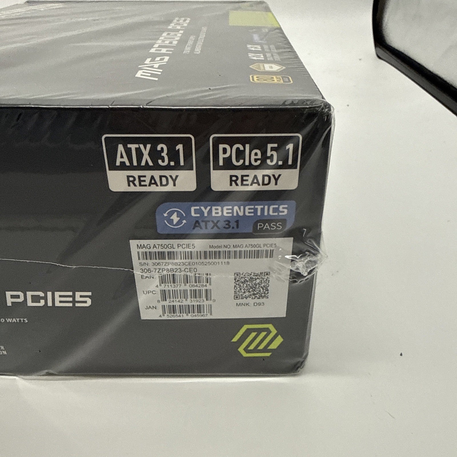 MSI MAG A750GL PCIe5 750W 80+ Gold ATX 3.1 Ready Gaming Power Supply SEALED