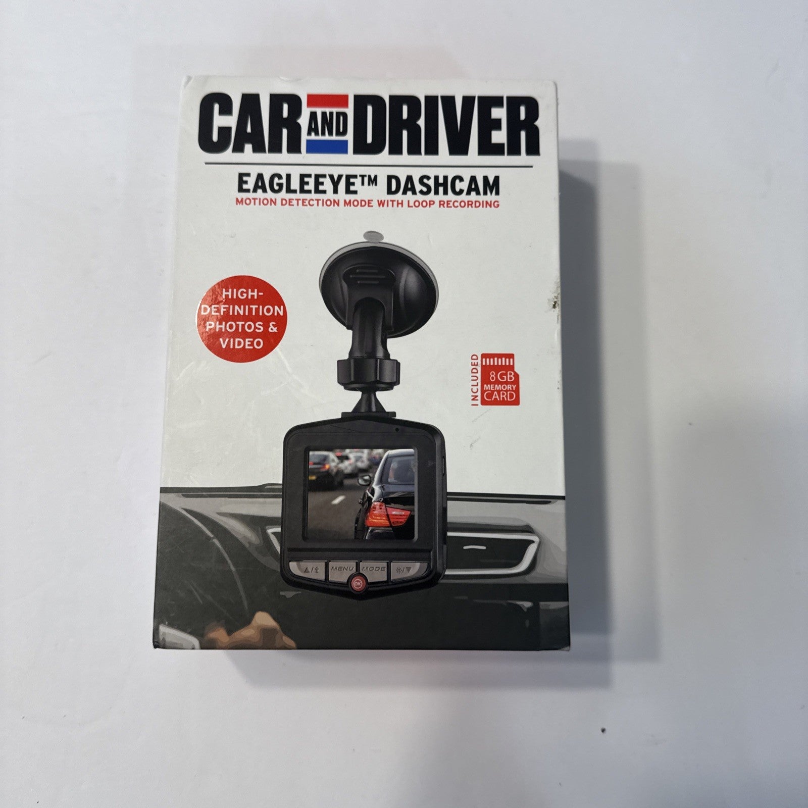 Brand new Car and Driver Eagleeye Dash Cam & 8GB SD Card Dashcam Eagle eye