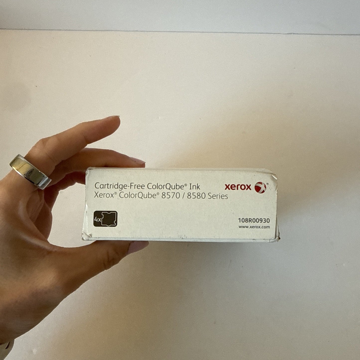 Genuine Xerox Cartridge-Free ColorQube 108R00930 Black Ink Pack for 8570 8580