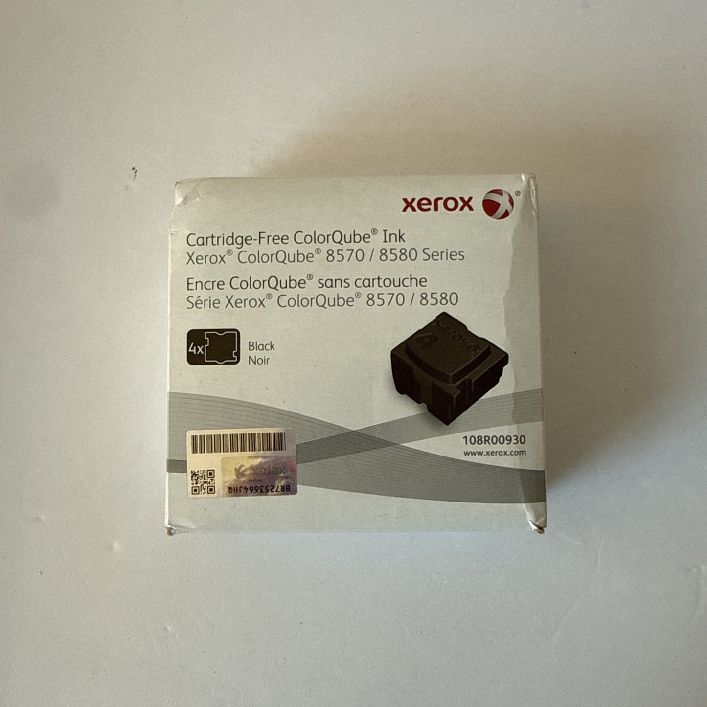 Genuine Xerox Cartridge-Free ColorQube 108R00930 Black Ink Pack for 8570 8580