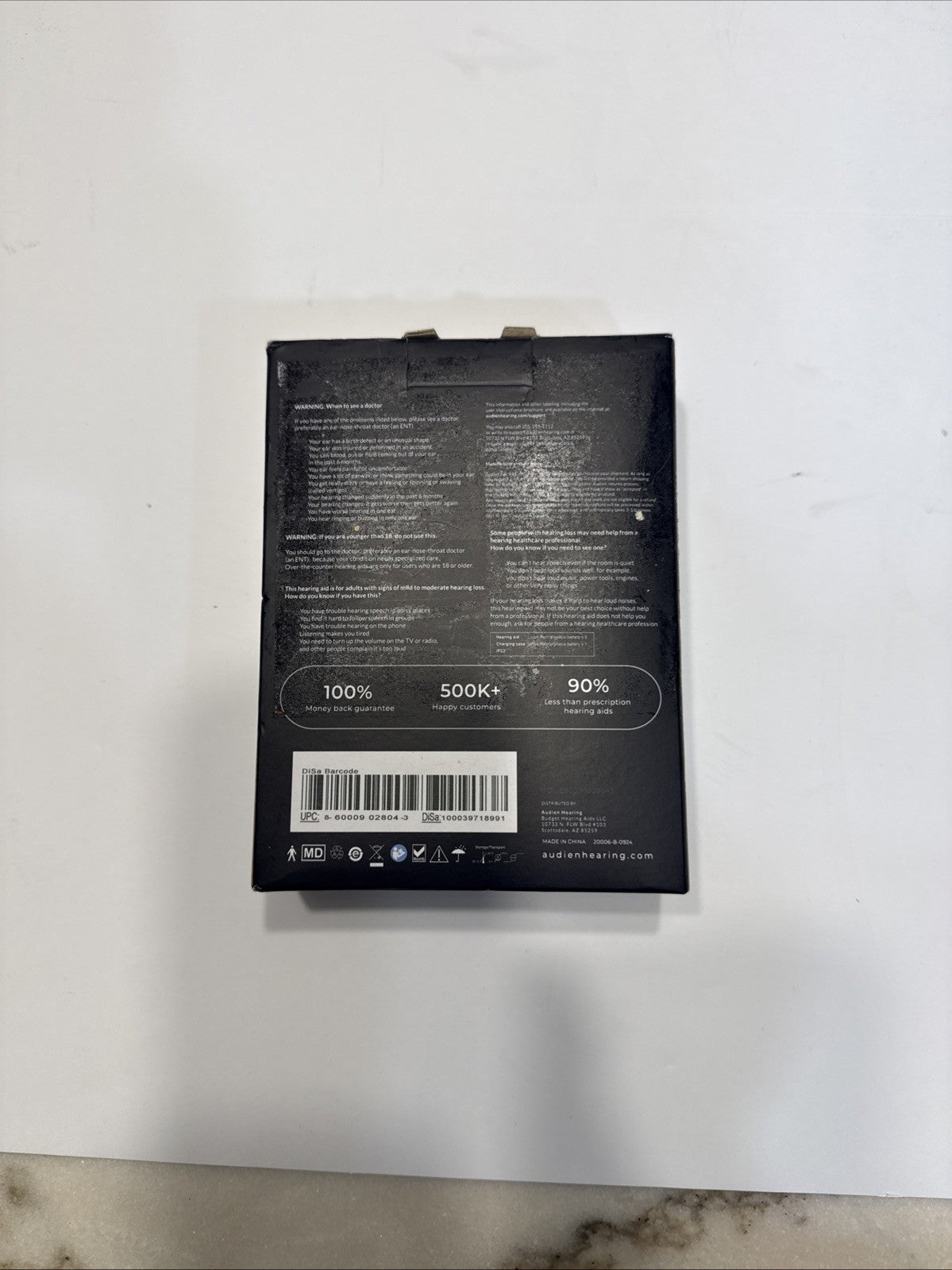 Audien ATOM PRO 2 Wireless Rechargeable OTC Hearing Aids