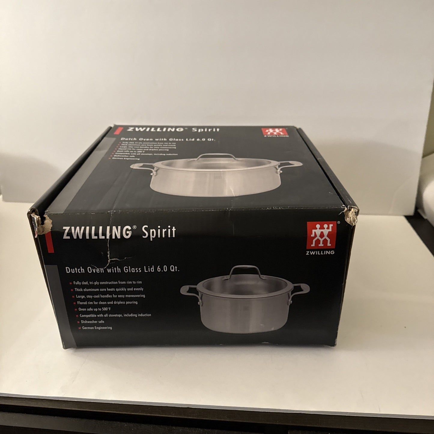 ZWILLING Spirit 3-ply 6-qt Stainless Steel Dutch Oven NEW