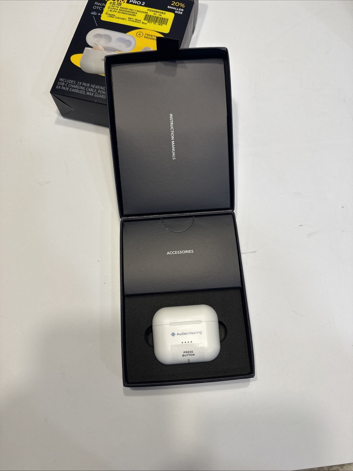 Audien ATOM PRO 2 Wireless Rechargeable OTC Hearing Aids