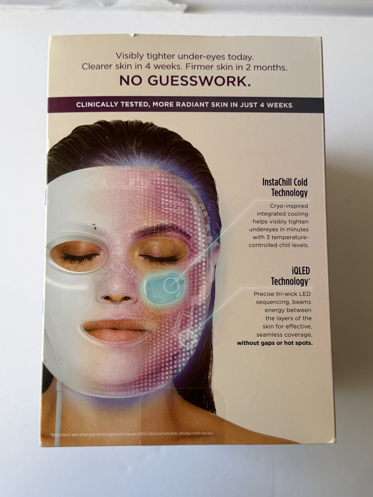 Shark CryoGlow LED Face Mask (FSA/HSA Eligible*) with Under-Eye Cooling