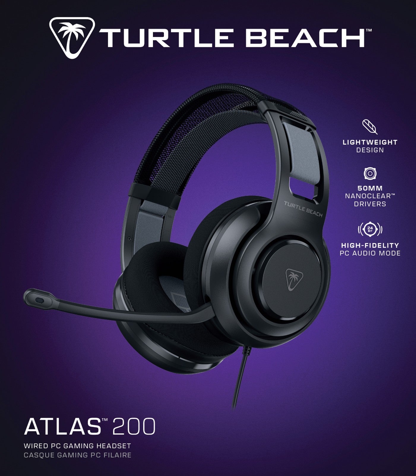 Turtle Beach Atlas 200 Wired Gaming Headset for PlayStation - PS5 PS4