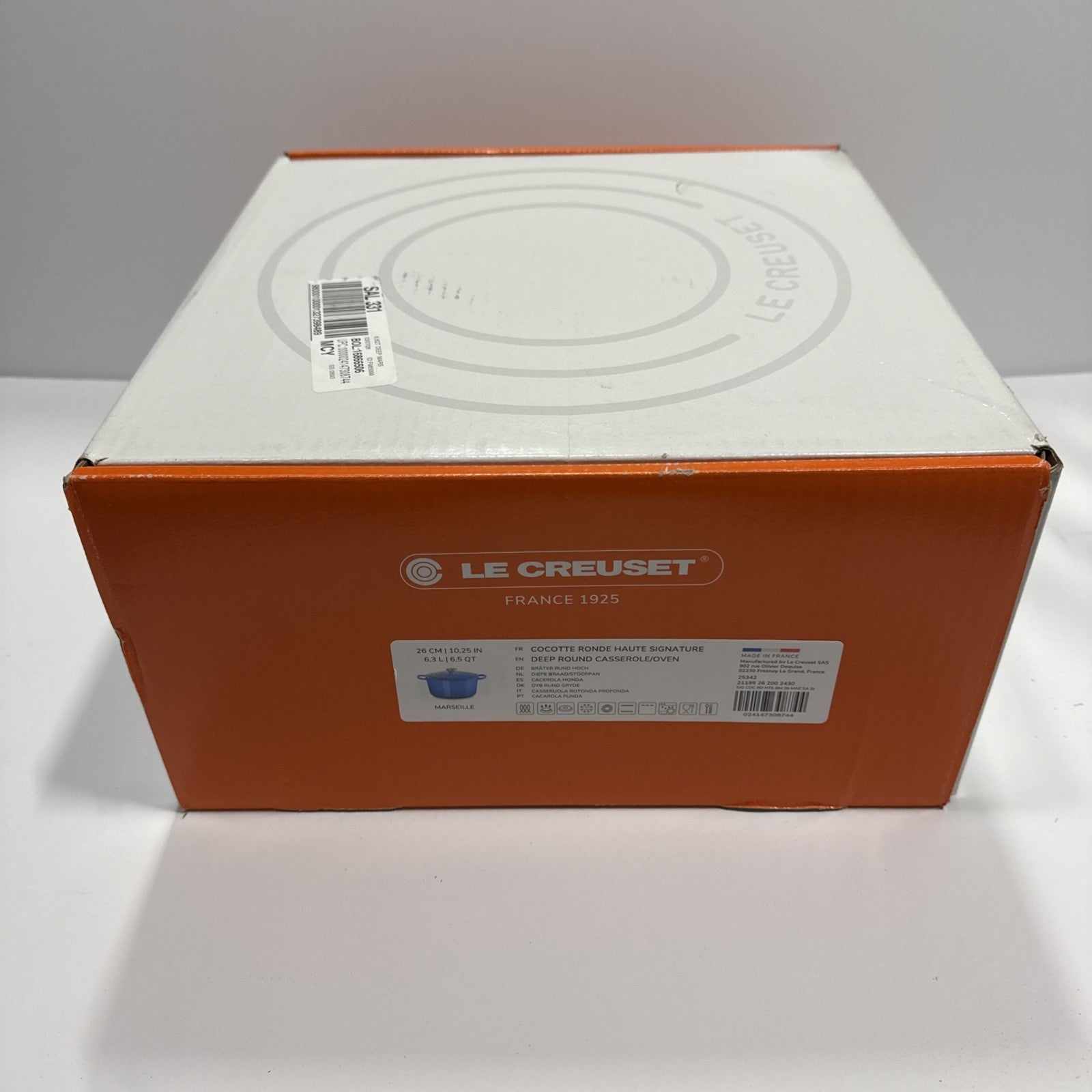 Le Creuset Enameled Cast Iron Signature Deep Round Oven 6.5 qt Marseille