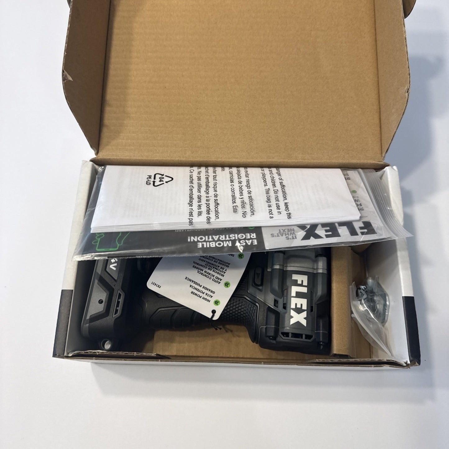Flex FX1431-Z 24V 1/2 Cordless Compact Impact Gun 450ftlbs Torque Tool Only New