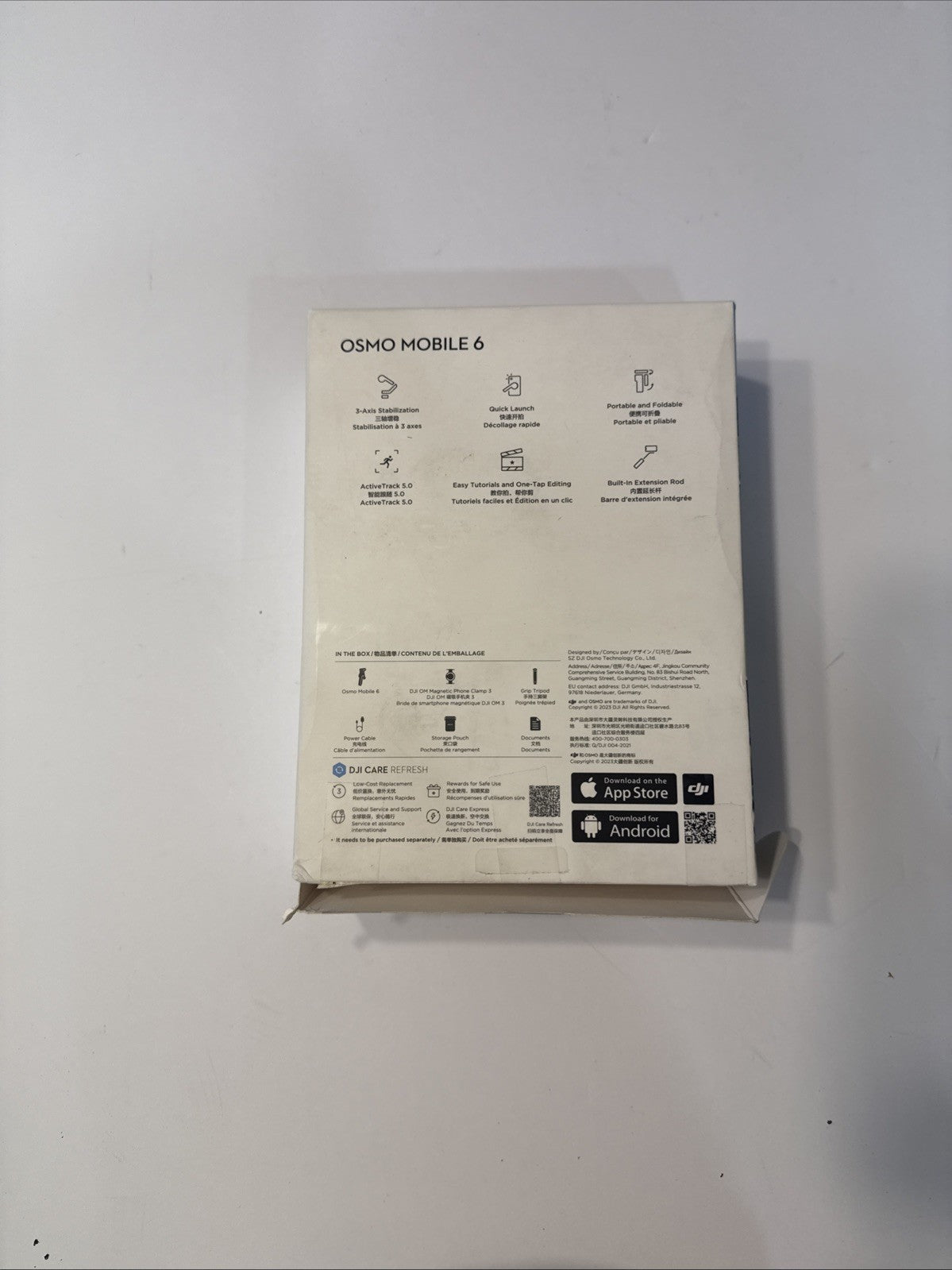 DJI Osmo Mobile 6 Foldable Gimbal Stabilizer for Smartphones Slate Gray