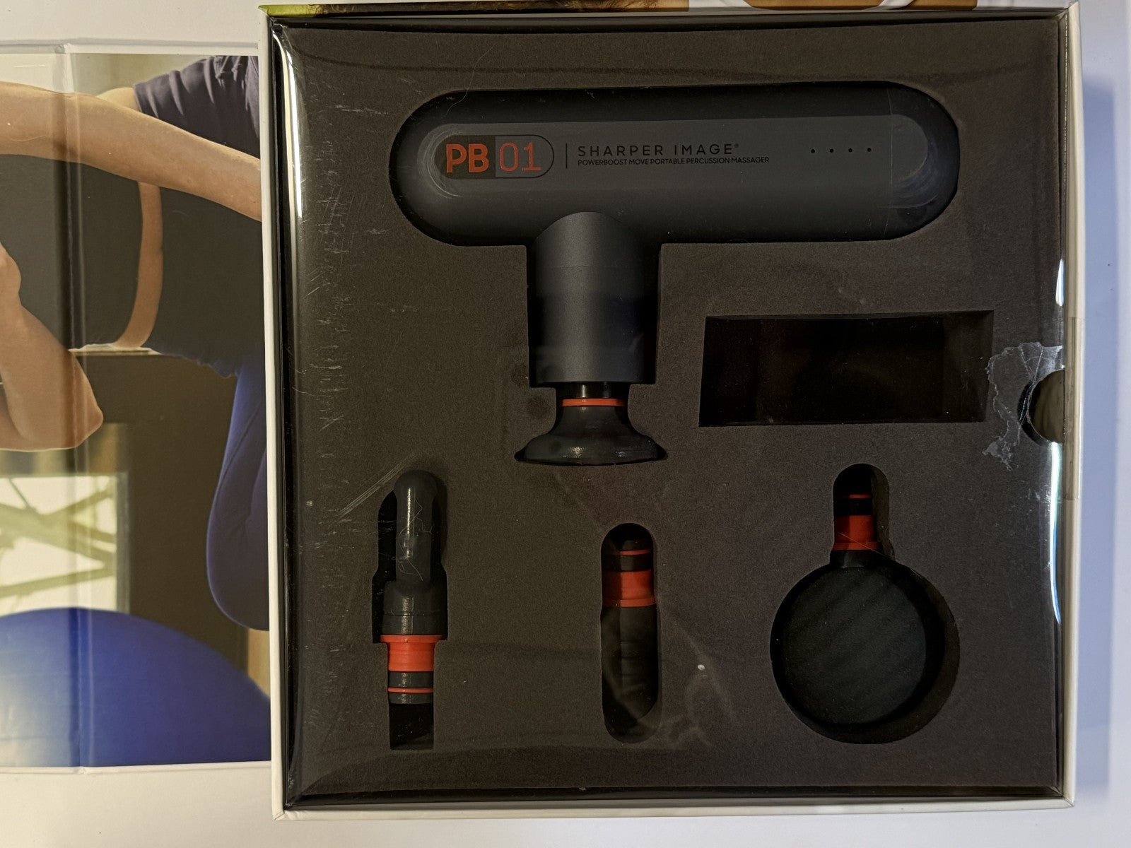 Sharper Image Powerboost Move Portable Percussion Body Massager