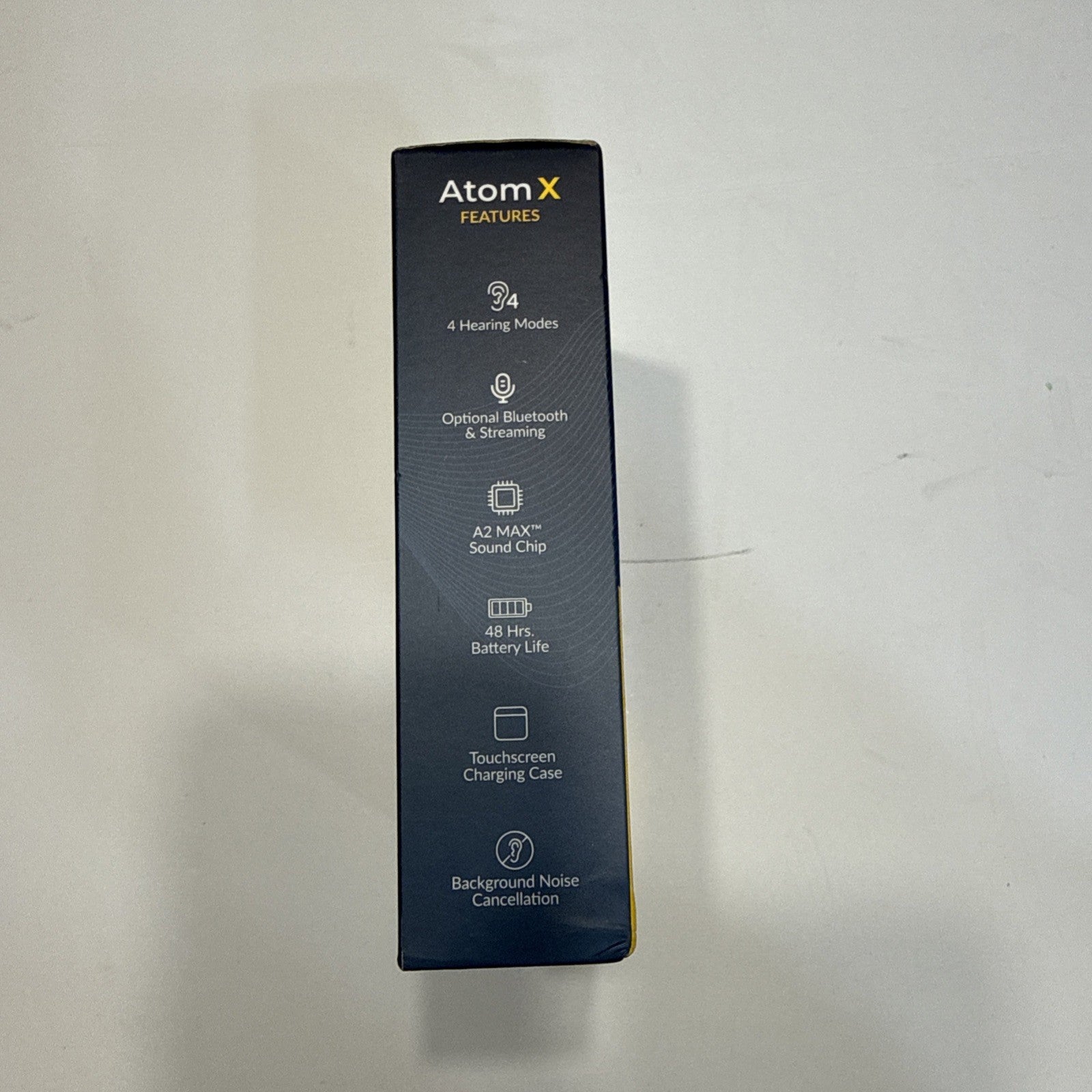 Audien Hearing  ATOM X -Rechargeable OTC Hearing Aids  BLUETOOTH