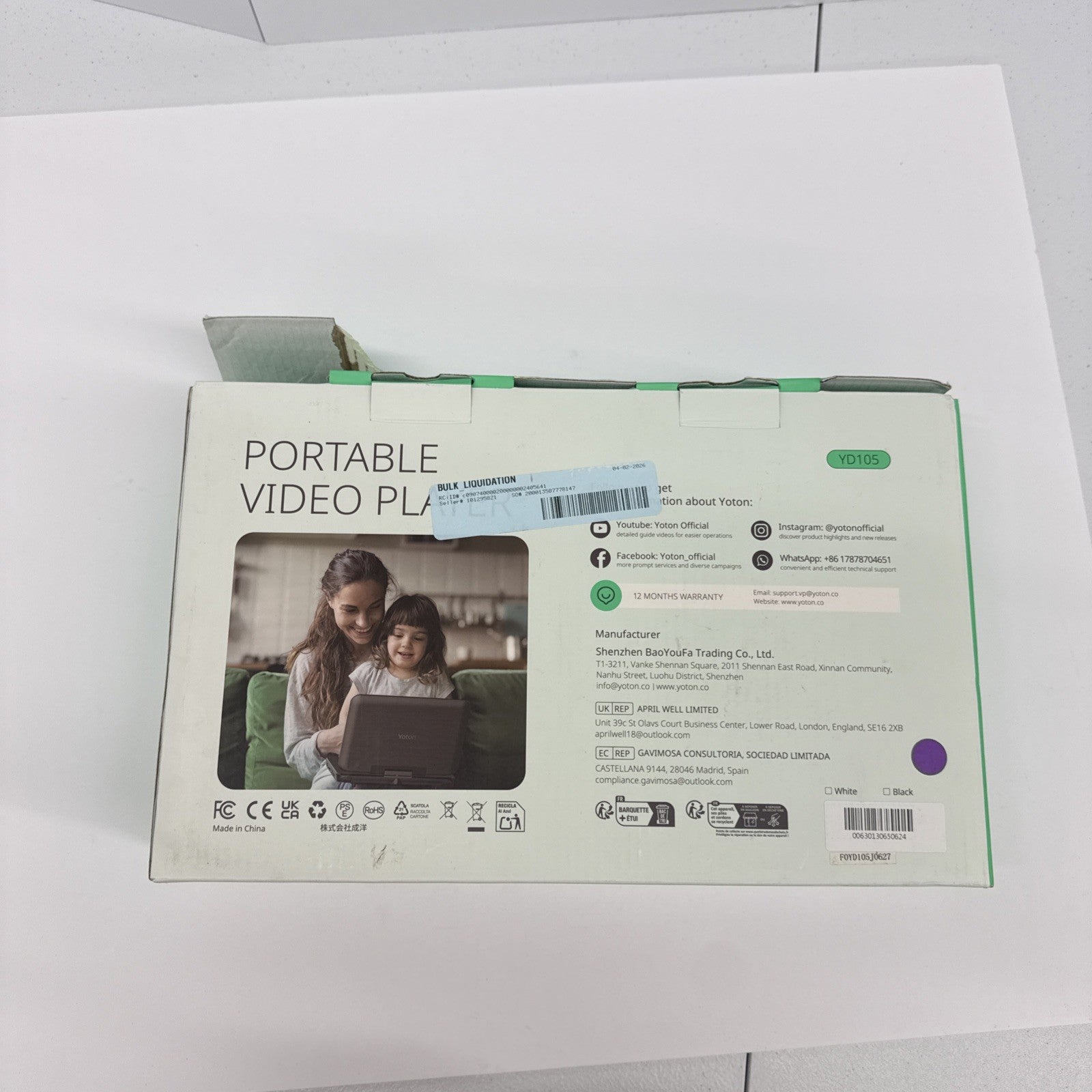 Portable Video Player Yoton
