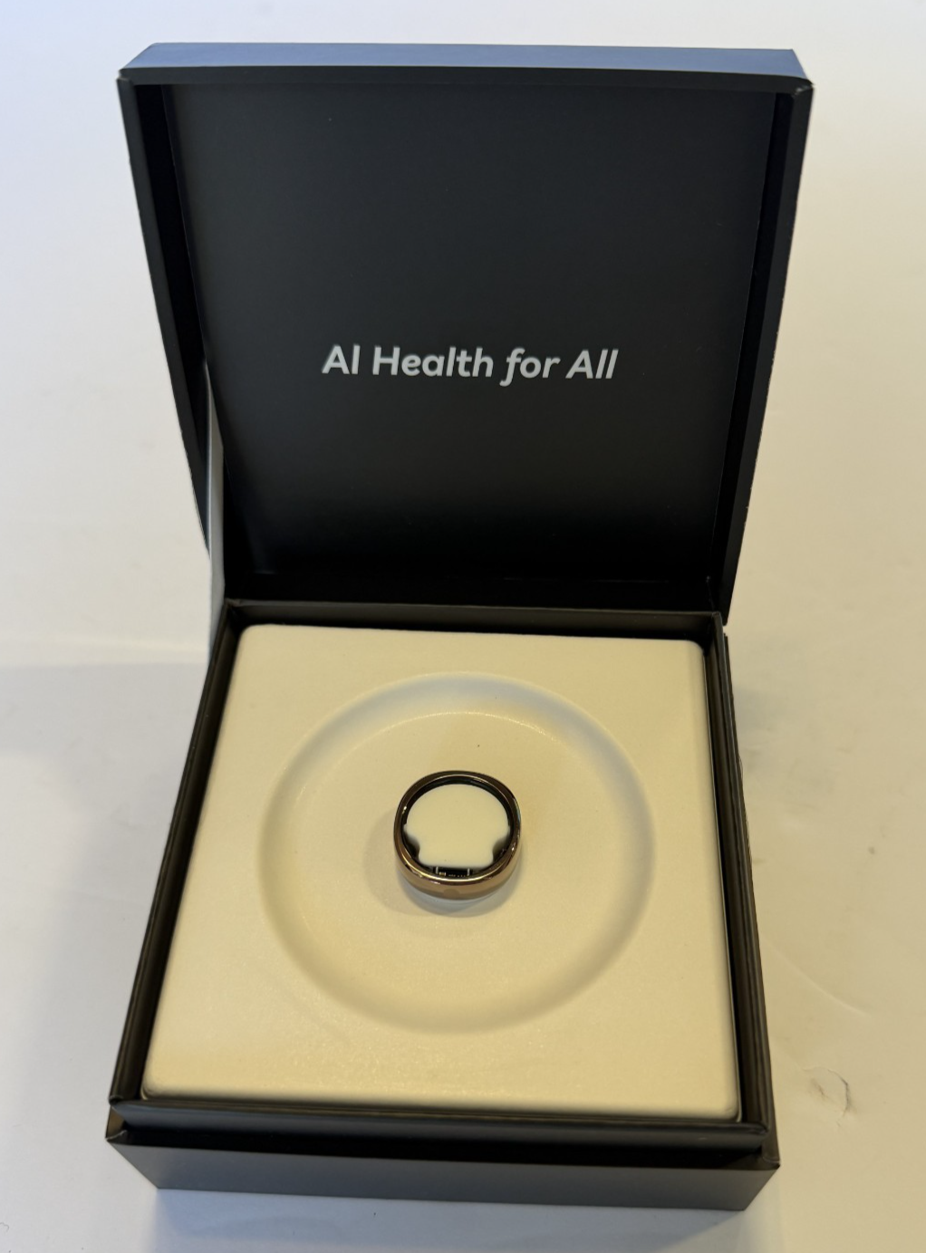 RingConn Gen 2 Air Smart Ring, Size 7 Dune Gold