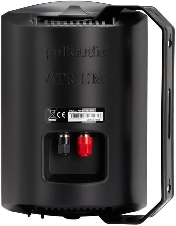 Polk Audio Atrium45 Indoor Outdoor Speakers - Pair of 2 with Mounting Brackets
