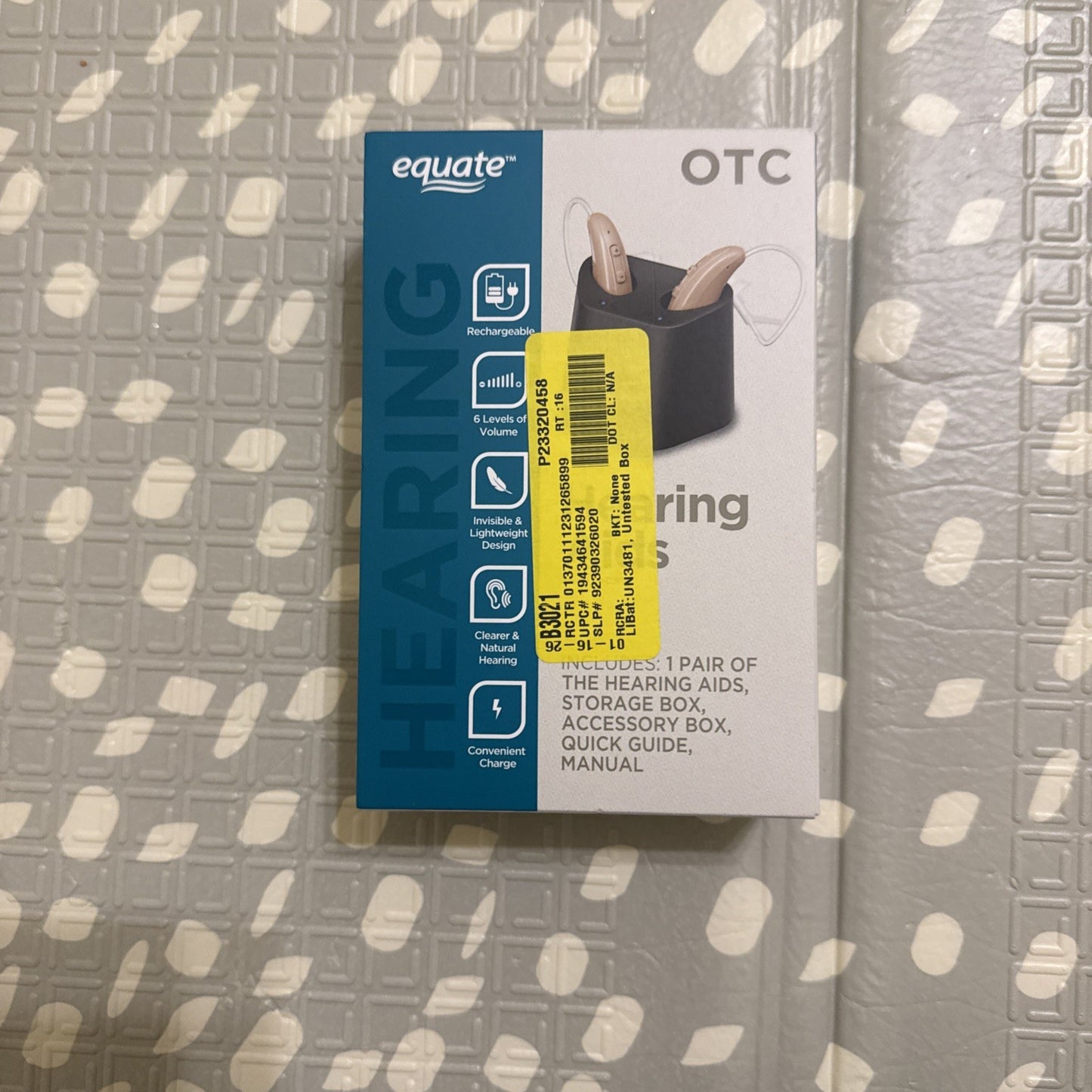 Equate OTC Hearing Aid Model JH-D26AT
